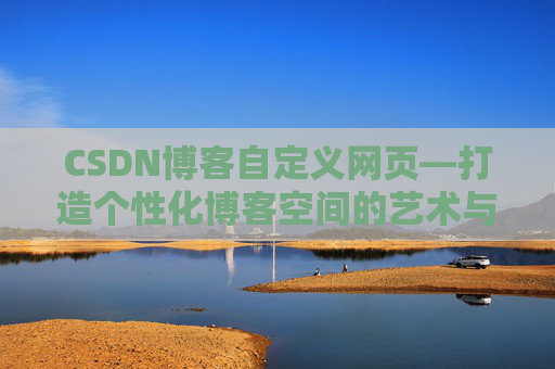 CSDN博客自定义网页—打造个性化博客空间的艺术与技巧
